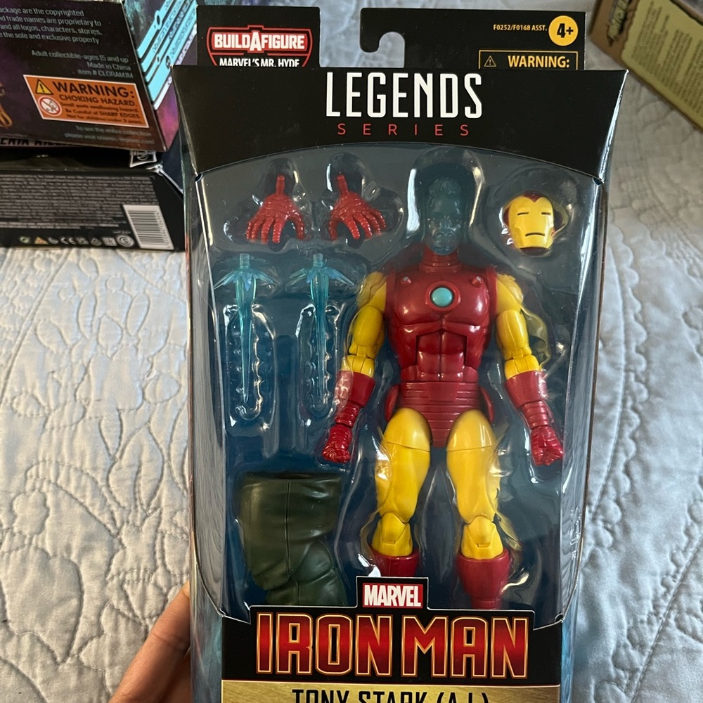 Marvel Legends Series Iron Man Figure - Red and Yellow